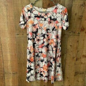 Yelete women's size small flowy floral bright colorful dress with pockets